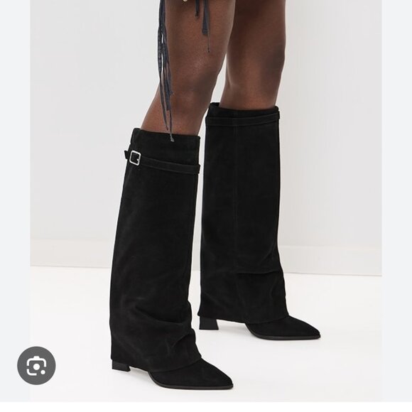 Free People Fold Over Boot "NEW" - Picture 13 of 16